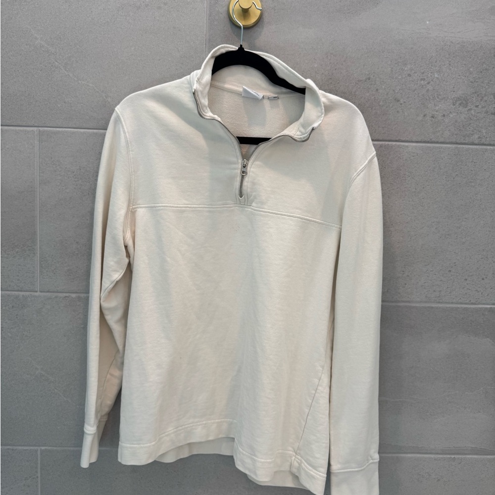 Mango White Quarter-Zip